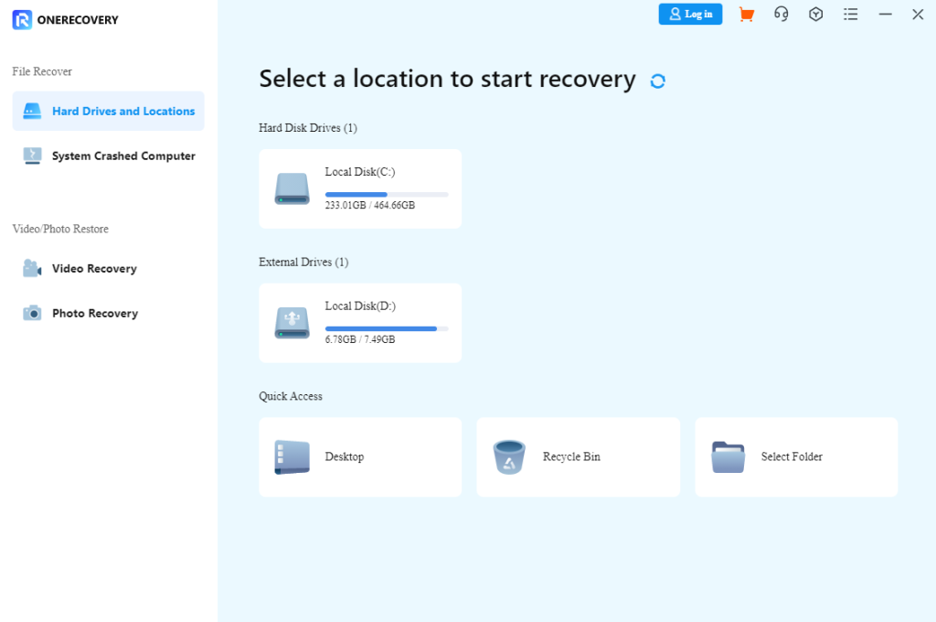 onerecovery file recovery software