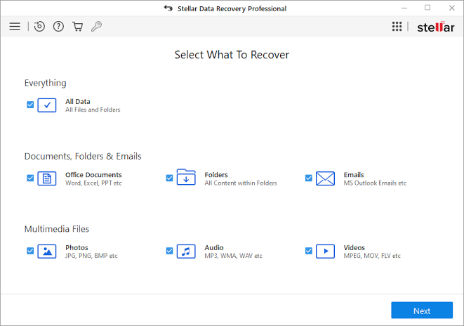 stellar file recovery software