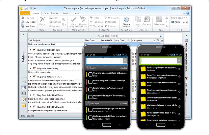 sync function android