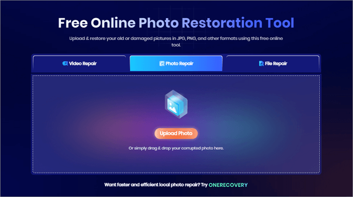 onerecovery repair jpg online