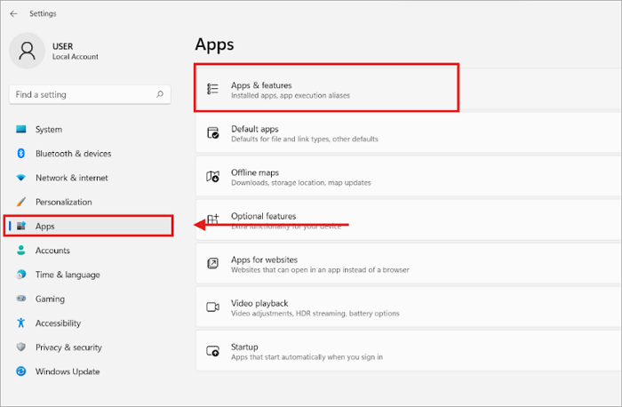 open windows settings