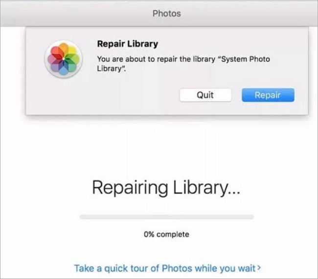 repair library on mac