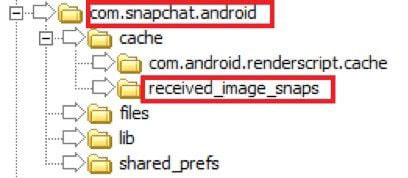 snapchat folder