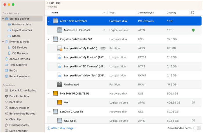 video recovery disk drill