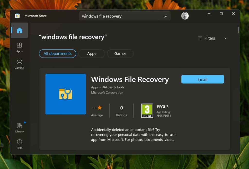 Use the Windows File Recovery Tool to Retrieve Shift Deleted Files