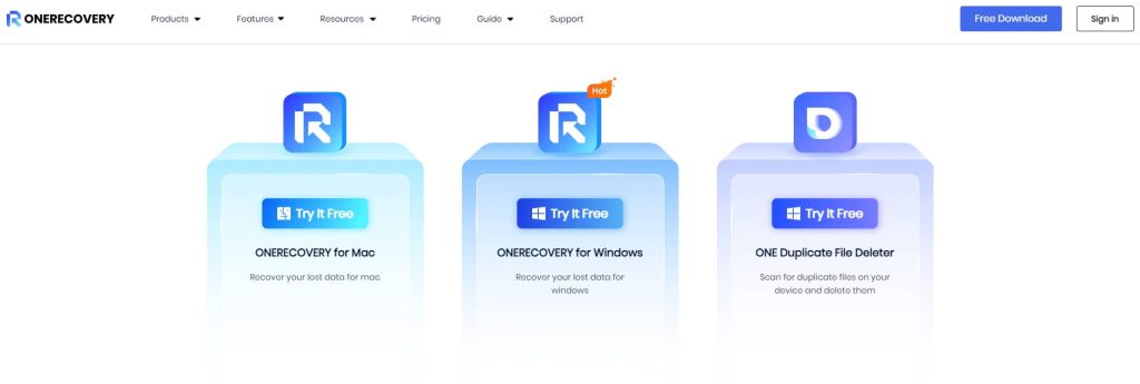 download onerecovery