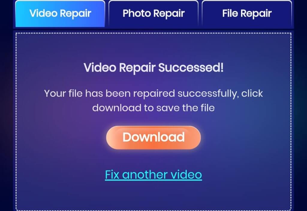 download video file onerecovery