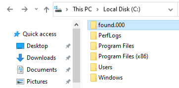 found000 folder