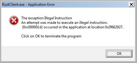 Illegal Instruction ppt error