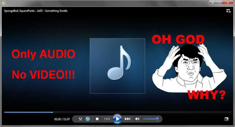 MP4 File Plays Only Audio, No Video