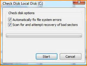 check and repair hard drive bad sector