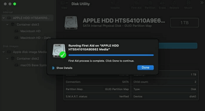 fix corrupted drives with disk utility