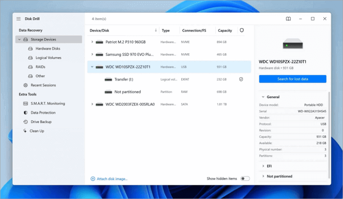 wd passport hard drive recovery