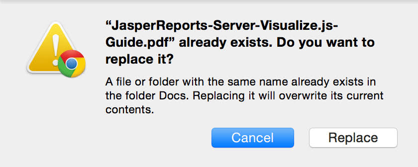 replace a file or folder