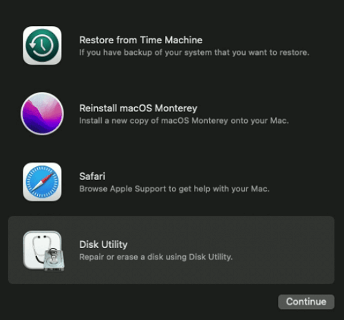 launch disk utility on mac