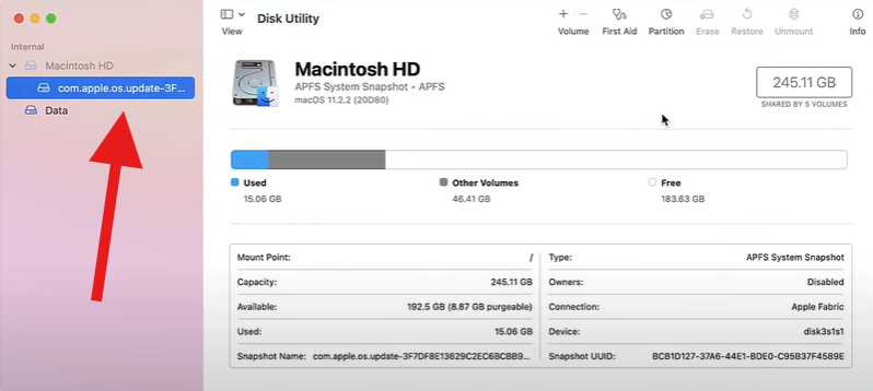 add a new disk partition on mac