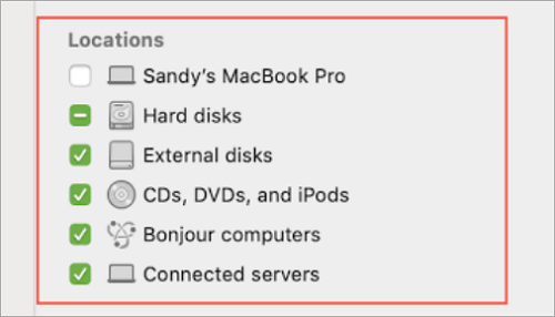 open flash drive using finder