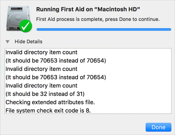 run first aid mac