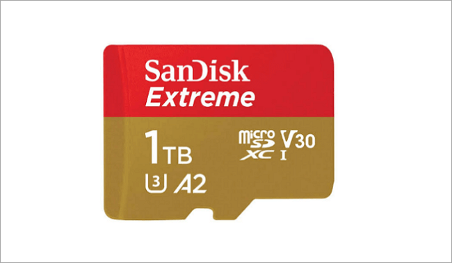 sandisk 1tb extreme sd cards