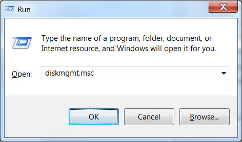 enter diskmgmt.msc