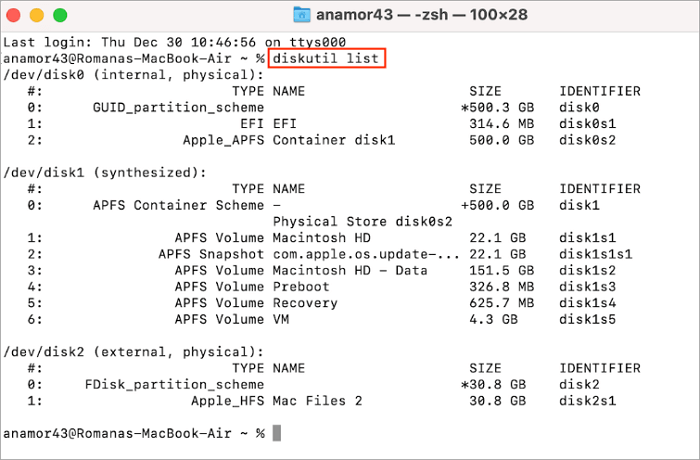 fix pen drives with terminal