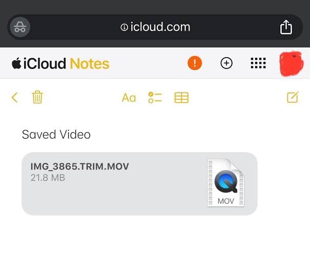 icloud notes