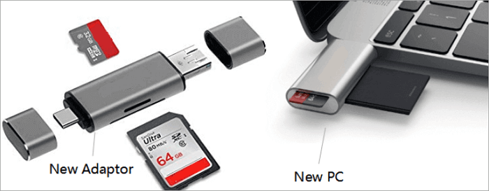 sd card repair by changing adapter