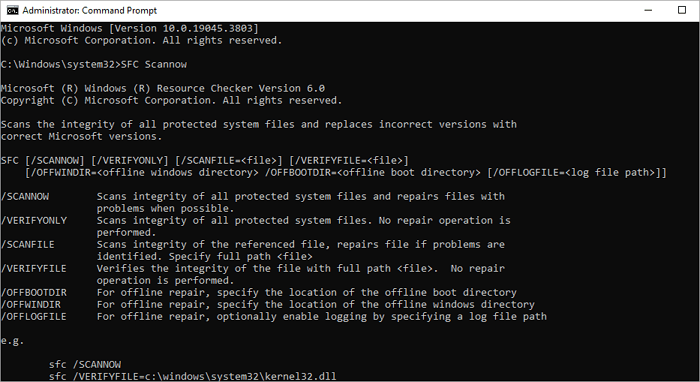 repair damaged recycle bin with chkdsk