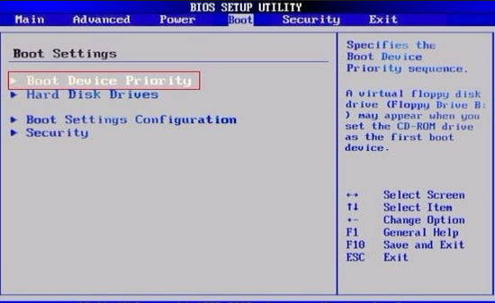 reset BIOS settings on hp laptop