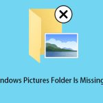 windows picture folder missing