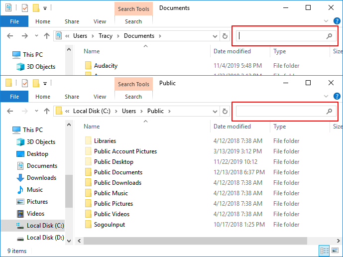 windows search tool